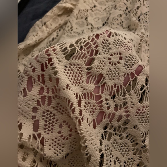 Crochet tunic from H&M cream colour L - Picture 4 of 4